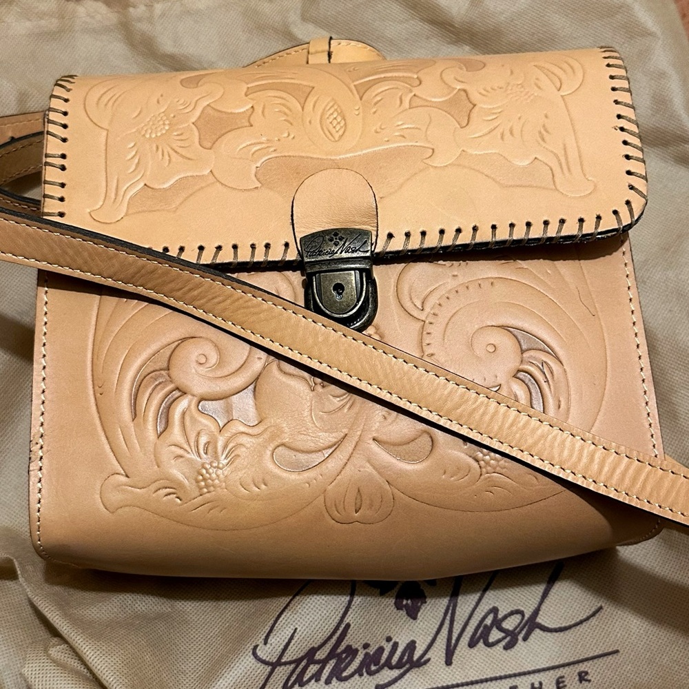 New Patricia Nash leather bag